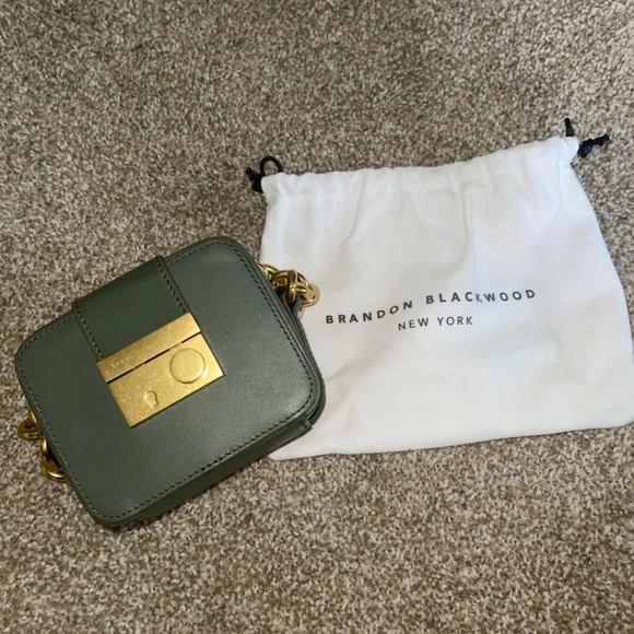 Brandon Blackwood Caro Buckle Bag in Moss Green 🔥